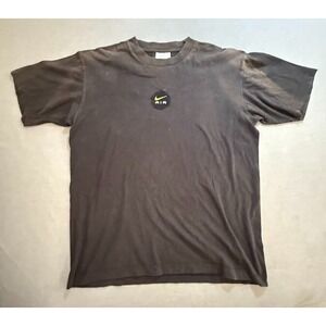 Nike Air Shirt Youth XL Black Short Sleeve Pullover Tee Kidss Made In Greece 90s